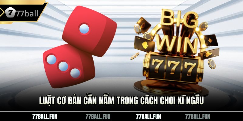 Luật cơ bản cần nắm trong cách chơi xí ngầu